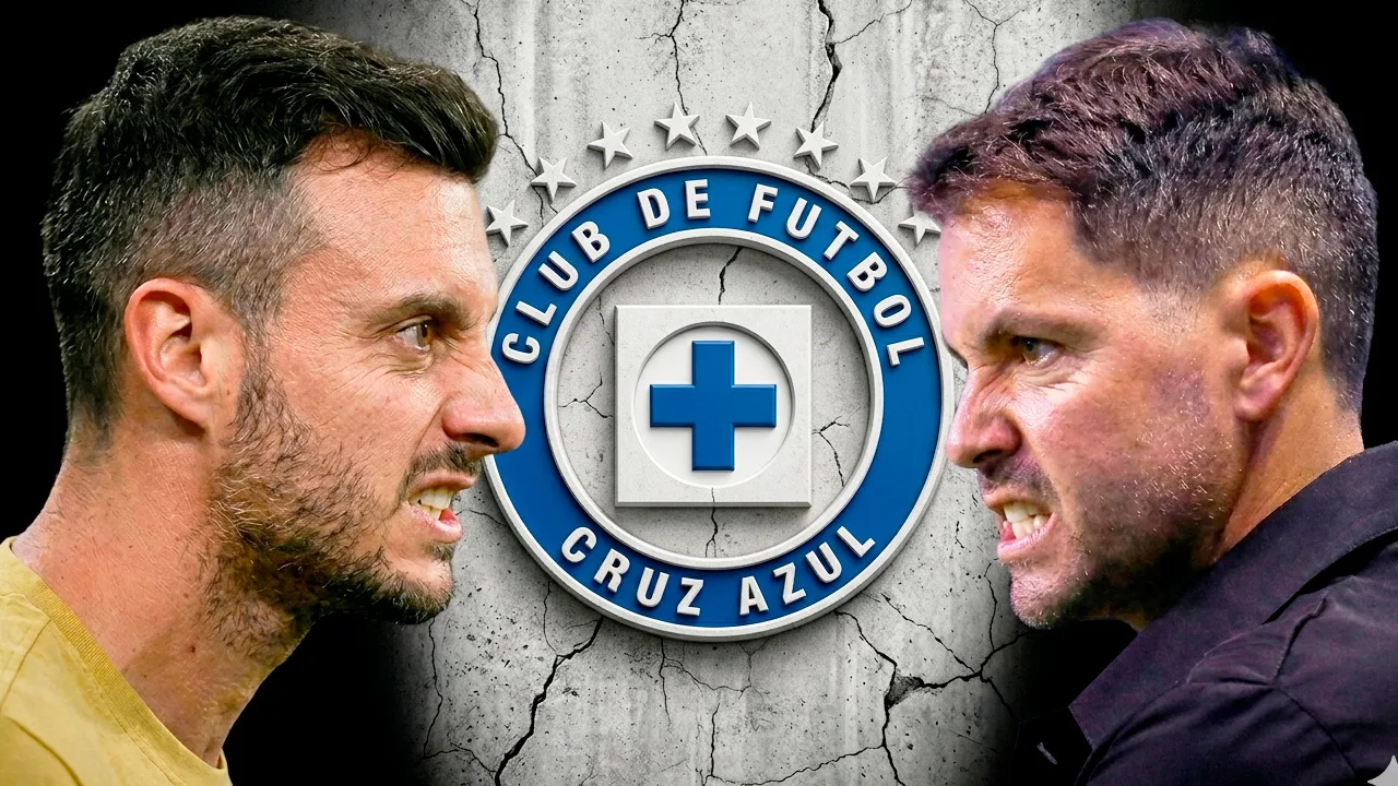 Nicolás Larcamón y Martín Anselmi, ex DT'S de Cruz Azul.