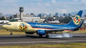 Avión en el que viajaba América sufre percance en su regreso a CDMX y previo al duelo ante Cruz Azul