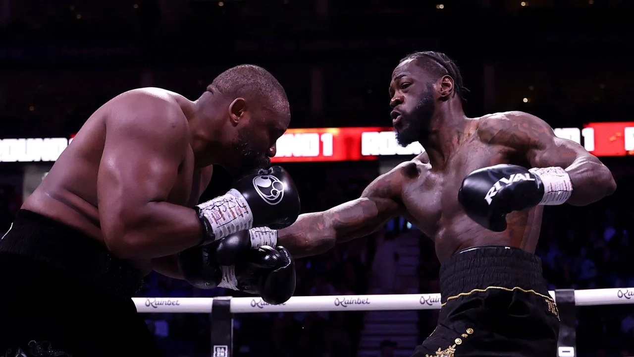 Derek Chisora y Deontay Wilder chocaron este 4 de abril.