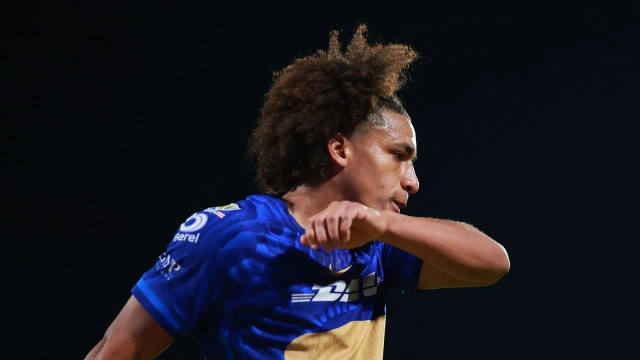 Adalberto Carrasquilla, jugador de Pumas. 