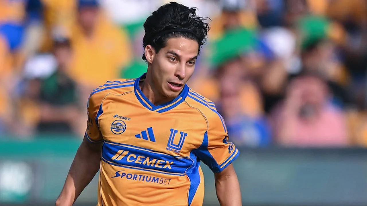 Diego Lainez, jugador de Tigres.