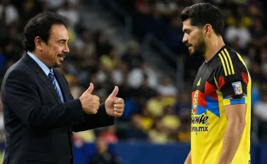 Hugo Sánchez y Henry Martín.