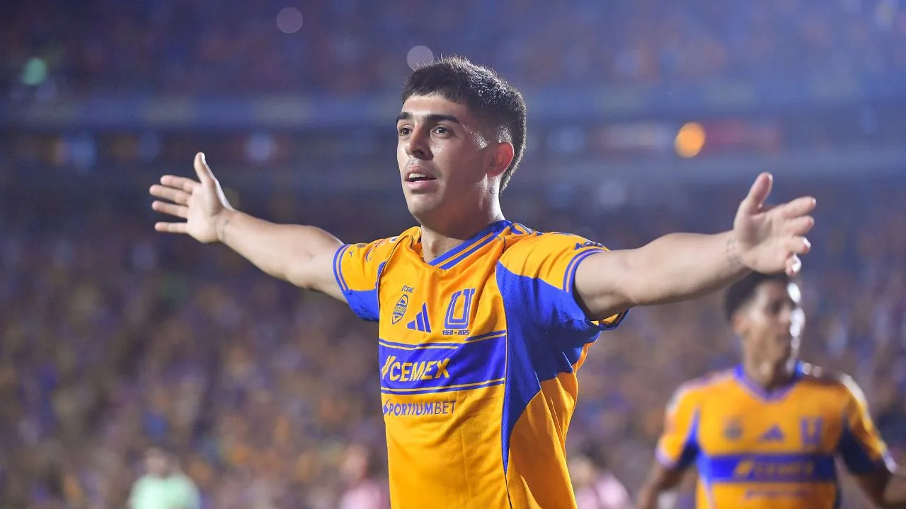 Juan Brunetta, jugador de Tigres. 