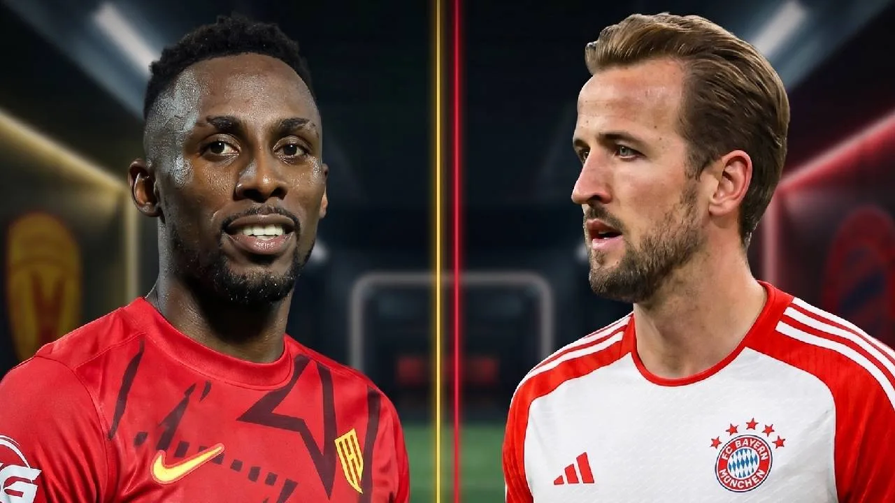 Julián Quiñones y Harry Kane.