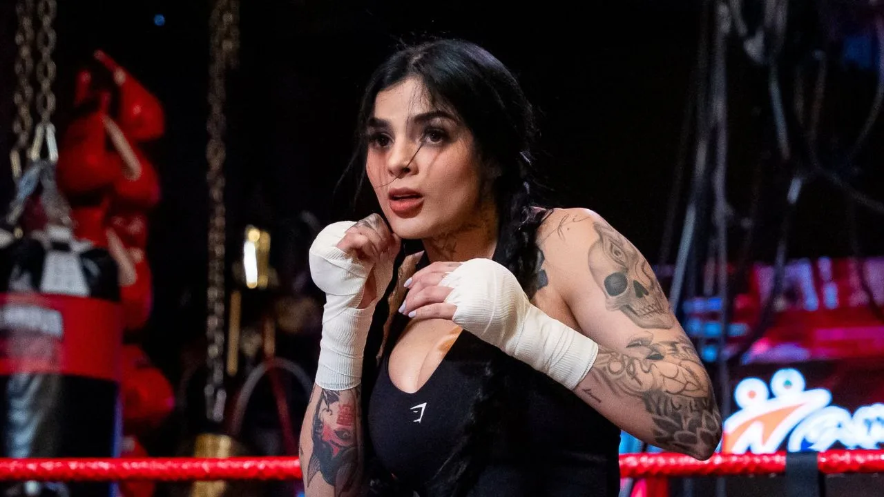 Karely Ruiz, influencer y boxeadora amateur. 