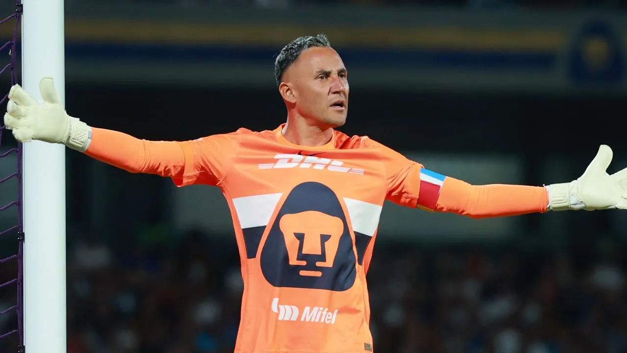 Keylor Navas, portero de Pumas. 