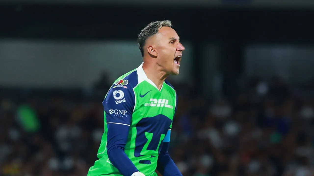 Keylor Navas, portero de Pumas. 