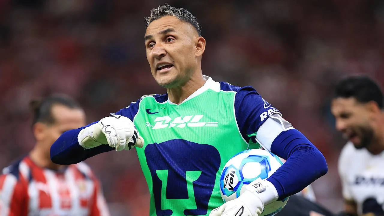 Keylor Navas, portero de Pumas.