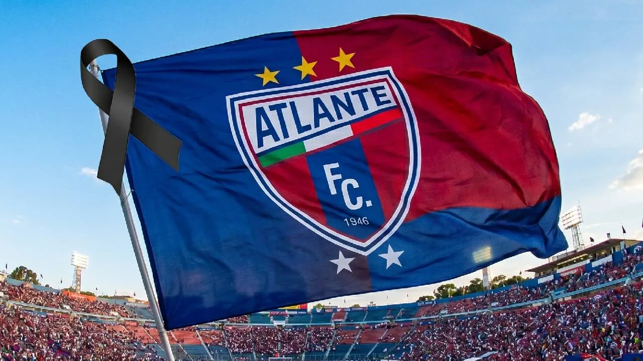 Atlante y el futbol mexicano se vistió de luto.