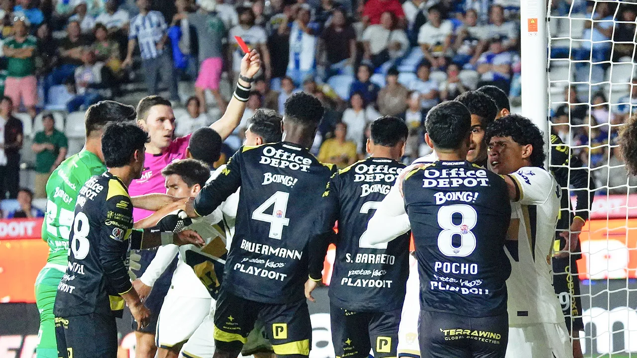 Polémico final en Pachuca vs Pumas.