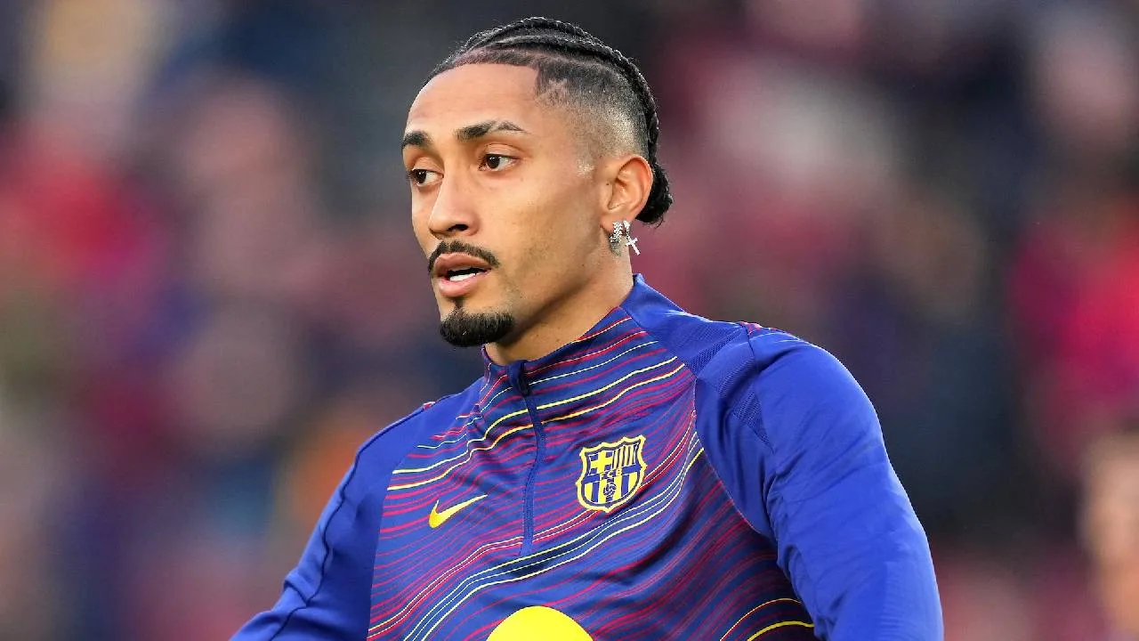 Raphinha, jugador del Barcelona.