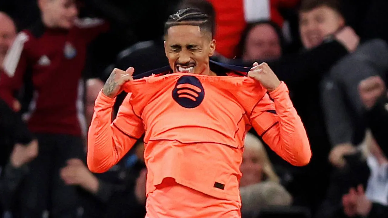 Raphinha, jugador brasileño.