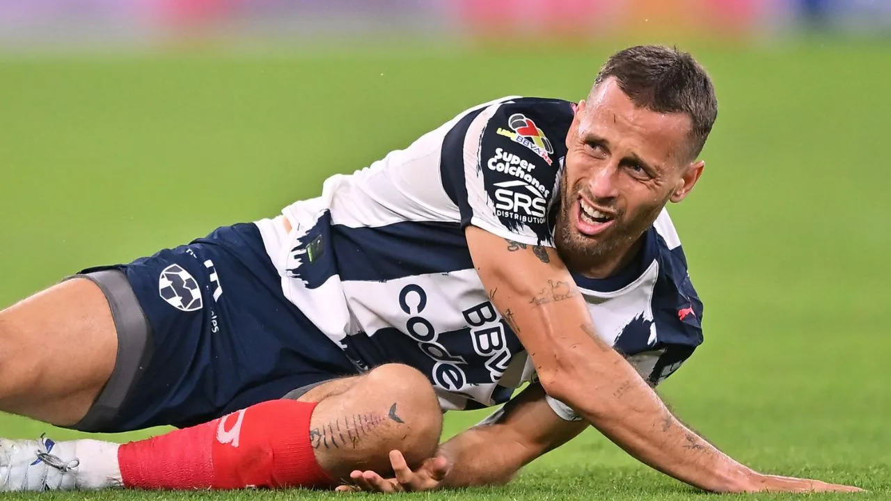 Sergio Canales, jugador de Rayados de Monterrey. 