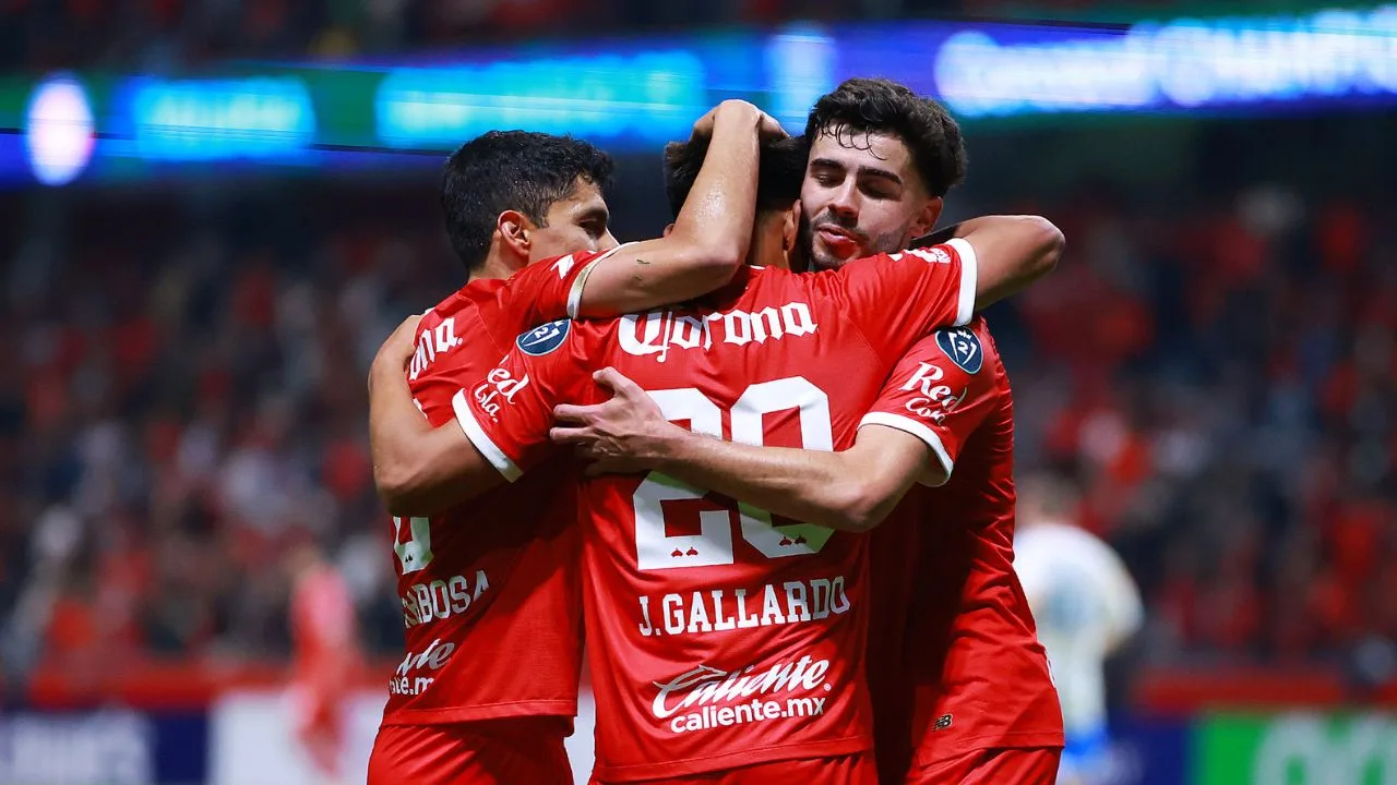 Jugadores del Toluca en su duelo de Concachampions 2026 ante San Diego FC. 