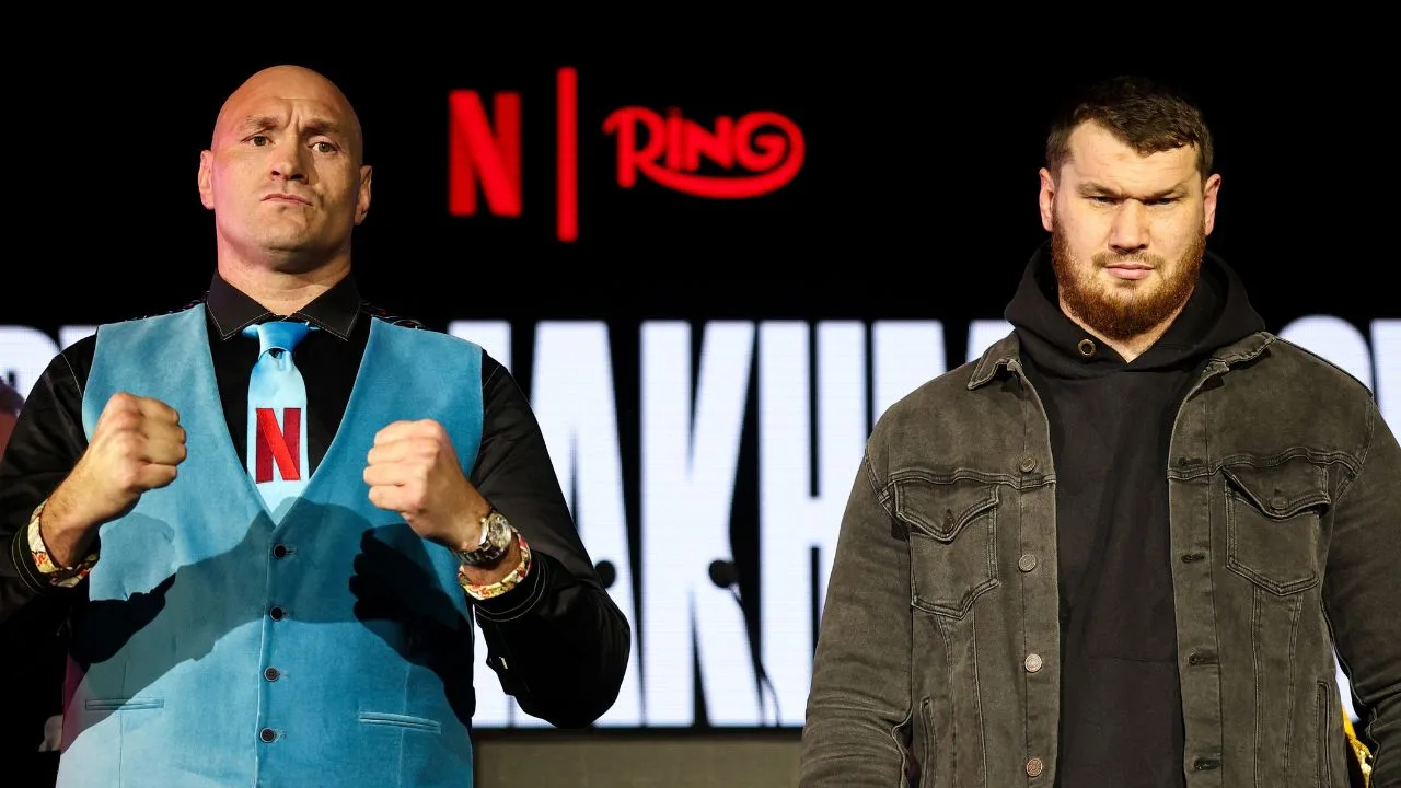 Tyson Fury y Arslanbek Makhmudov.