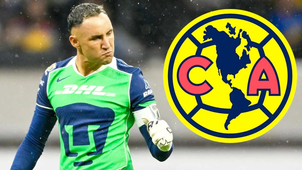 Keylor Navas abraza Jonathan dos Santos tras América vs Pumas