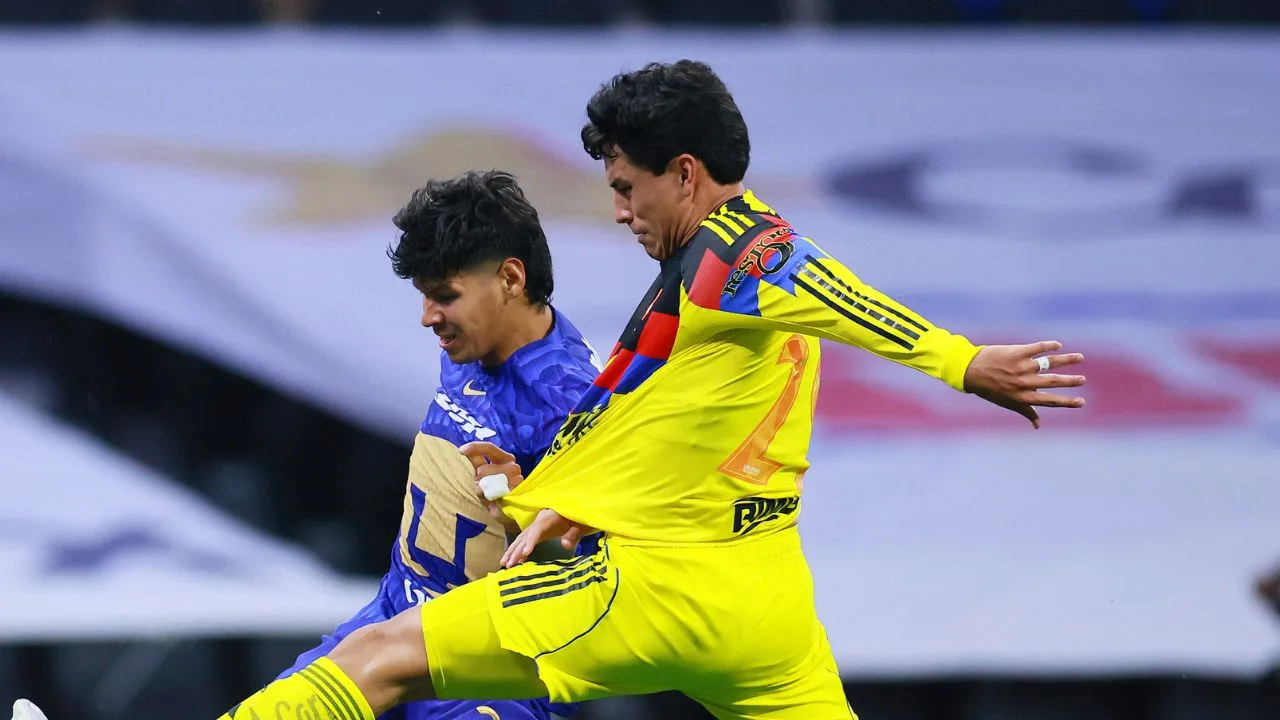 Imagen del duelo de América vs Pumas de la Liguilla del Clausura 2026. 