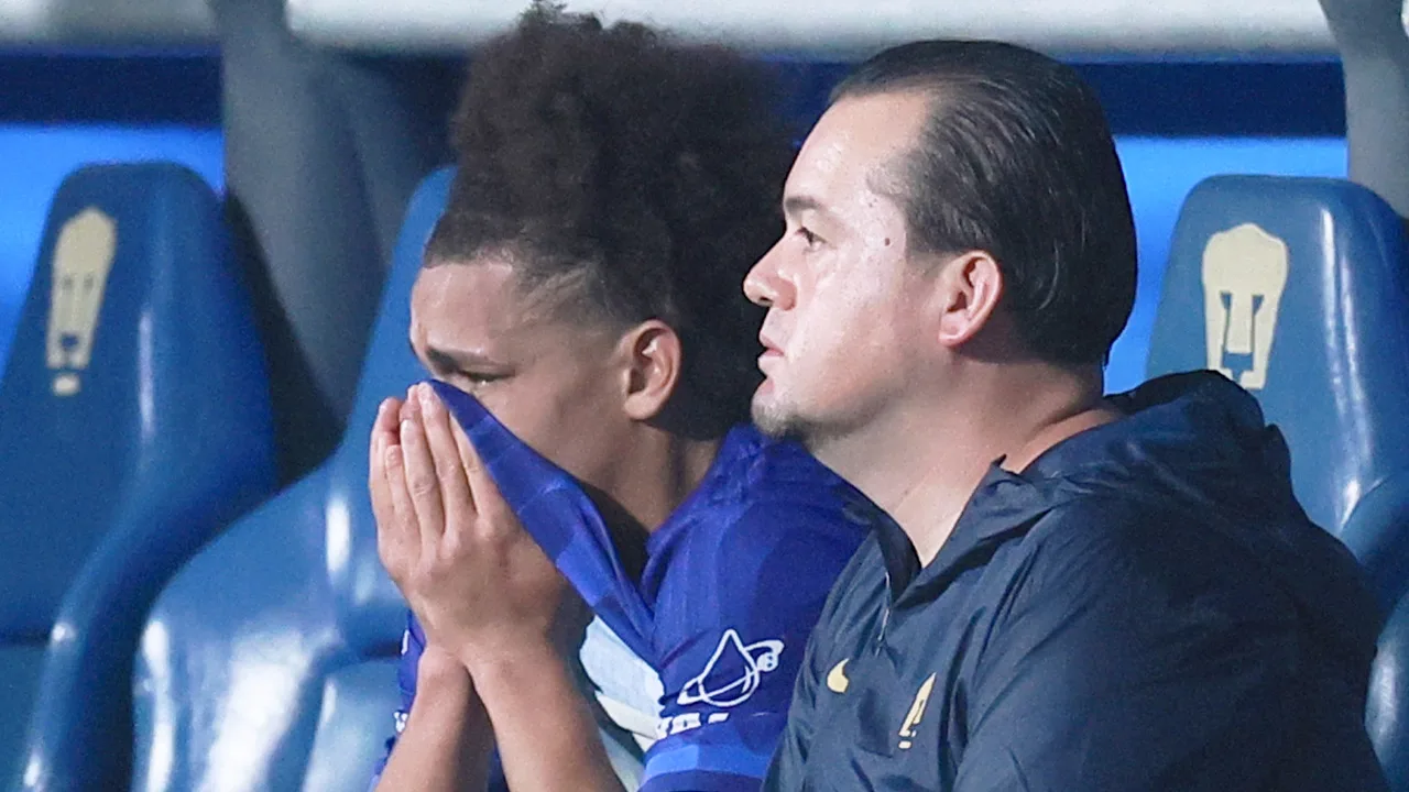 Carrasquilla se lesionó con Pumas.