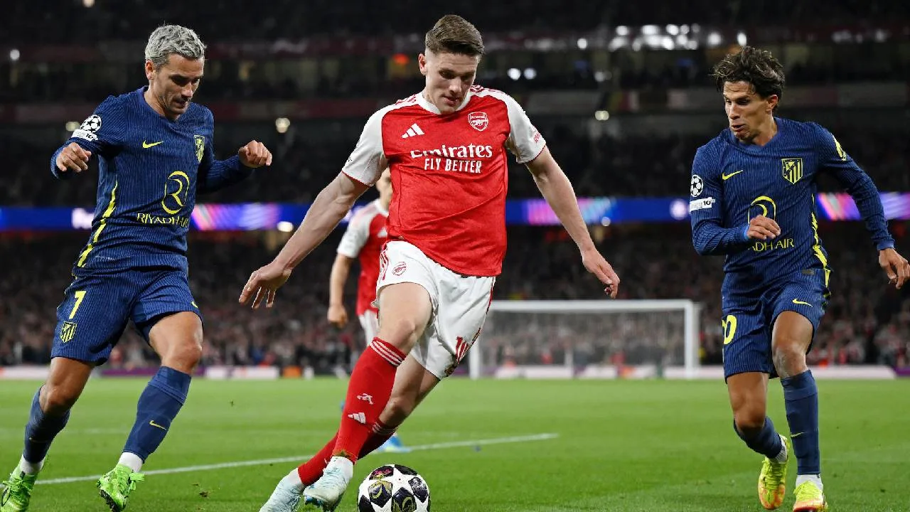 Arsenal vs Atlético de Madrid.