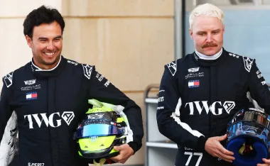 Checo Pérez y Valtteri Bottas