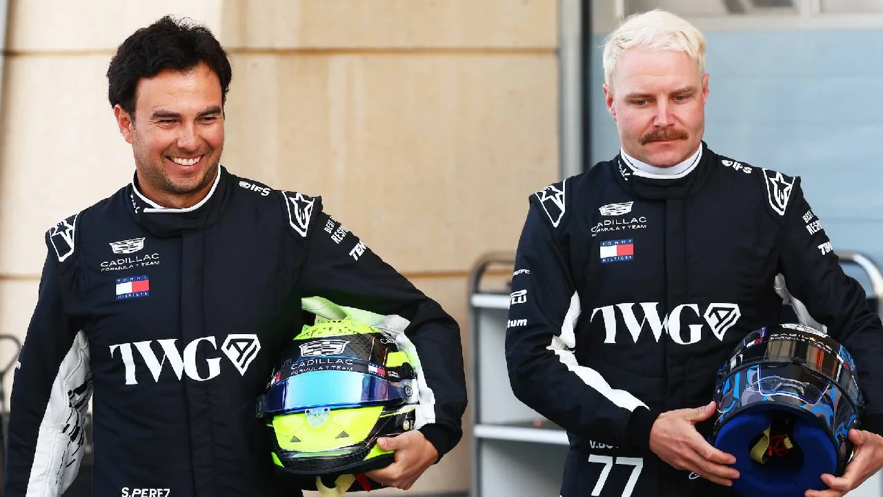 Checo Pérez y Valtteri Bottas.