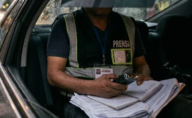 El periodista fue víctima de la delincuencia.