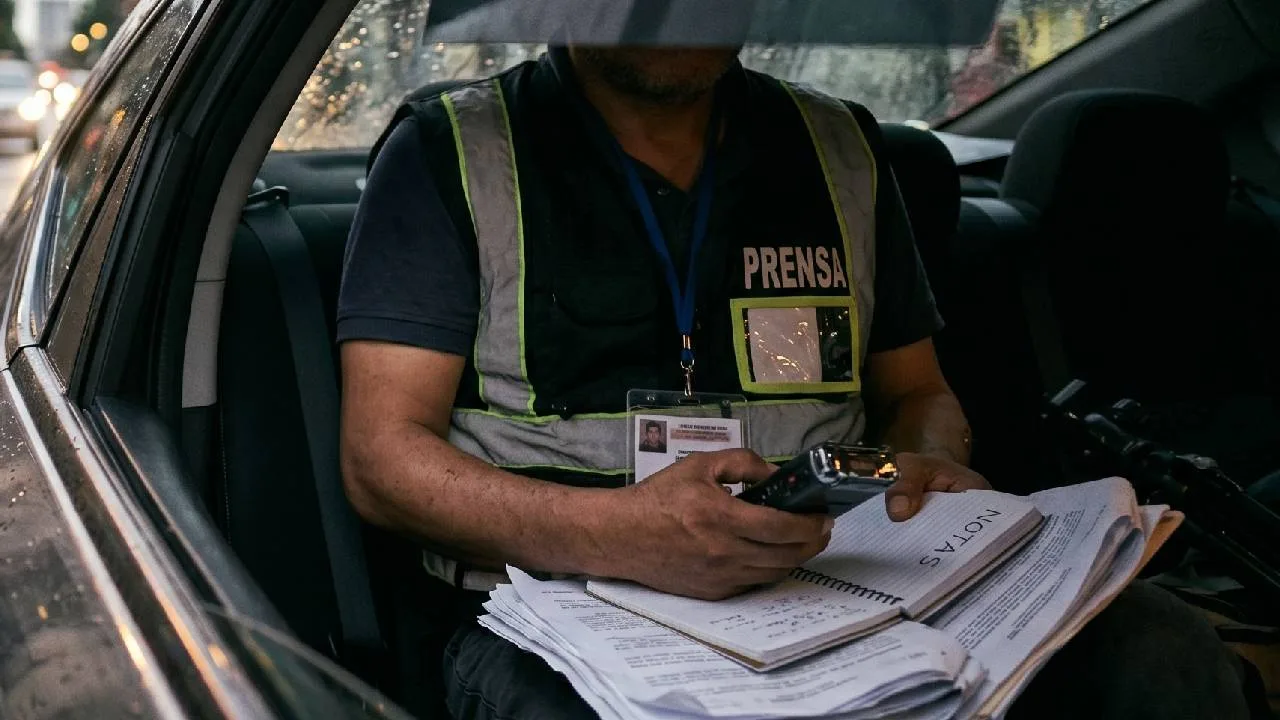 El periodista fue víctima de la delincuencia.