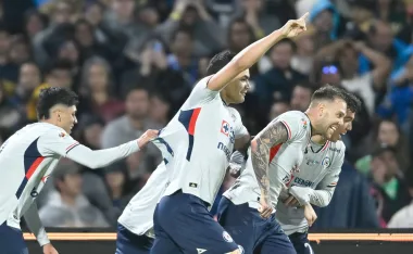 El alocado festejo del Cruz Azul.