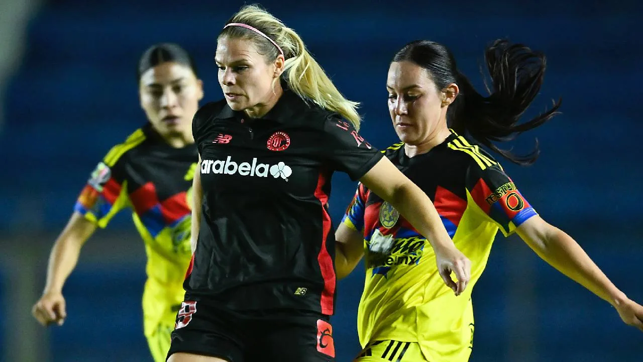 Toluca vs América Femenil.