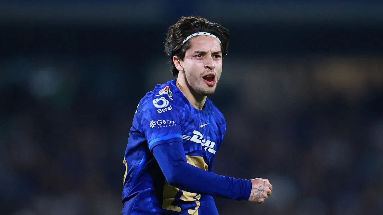 Jordan Carrillo, jugador de Pumas. 