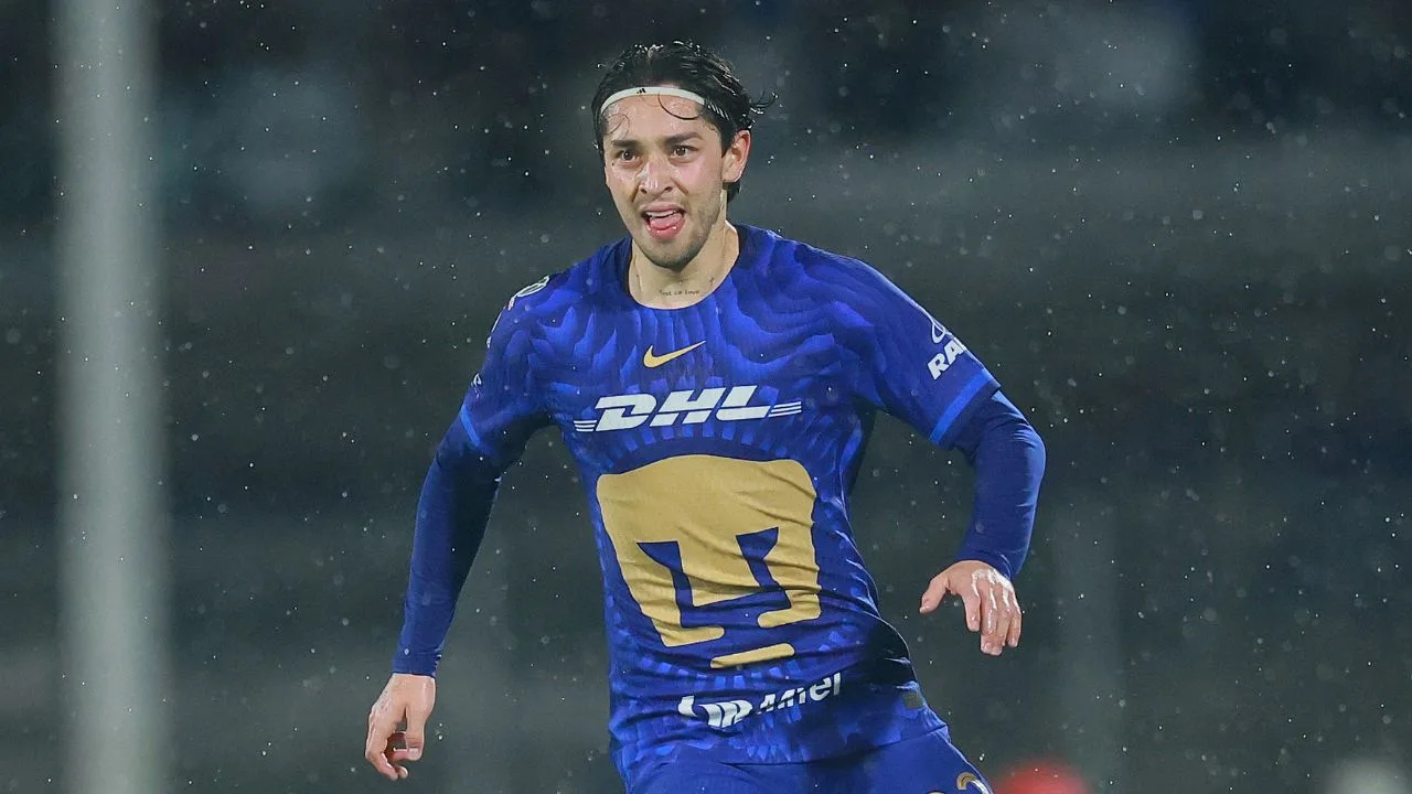 Jordan Carrillo, jugador de Pumas. 