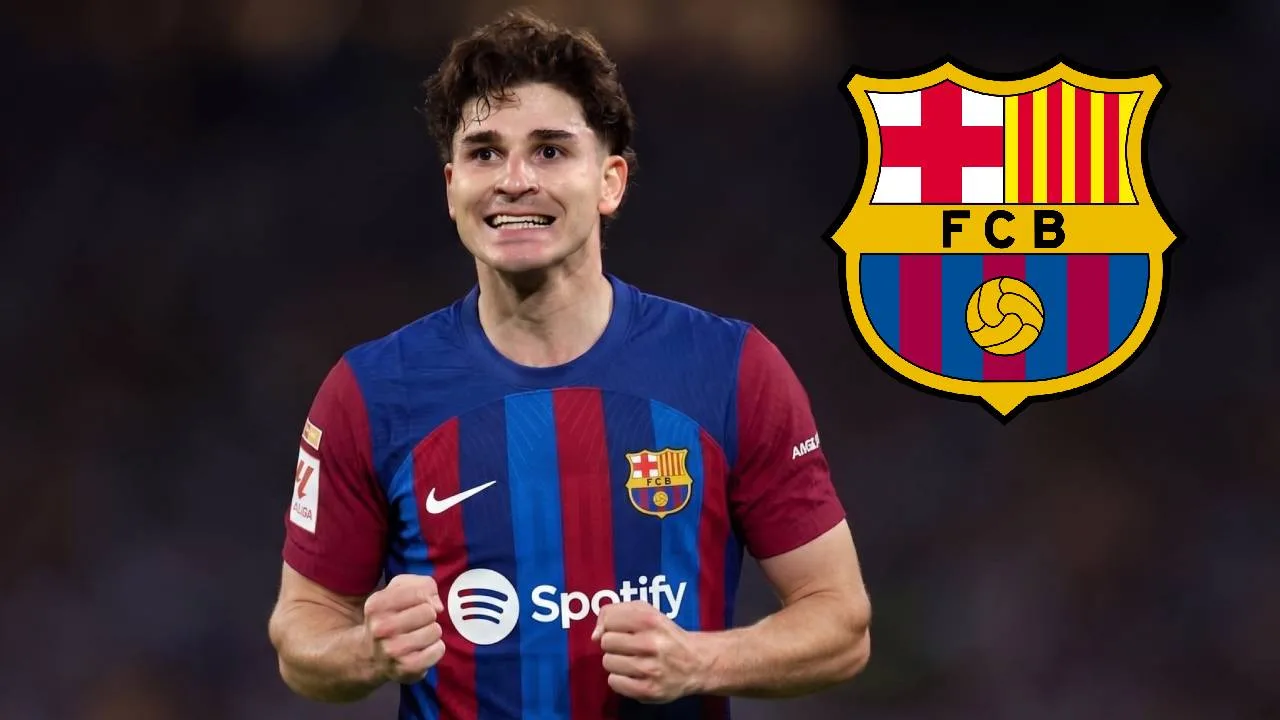 Qué faltaría para que el Barcelona fiche a Julián Álvarez de cara a la temporada 2026-2027 Julián Álvarez, jugador del Atlético de Madrid.