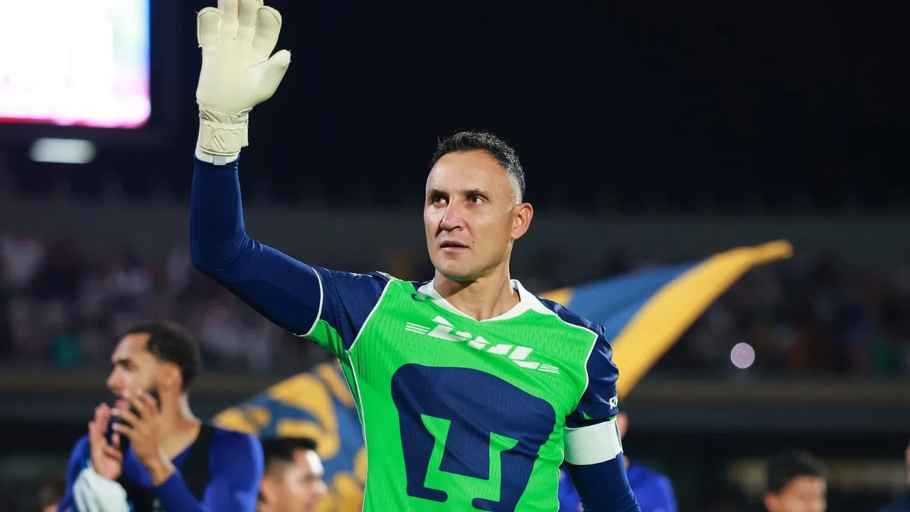 Keylor Navas, jugador de Pumas. 