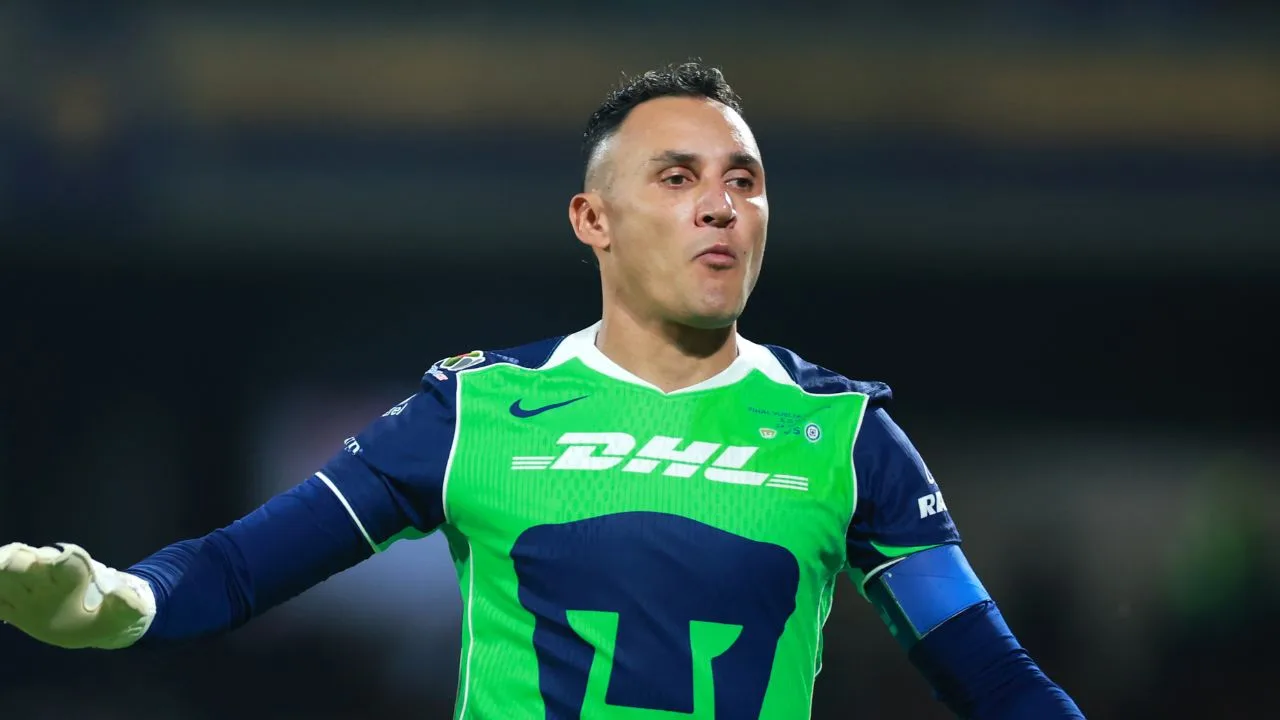 Keylor Navas, portero de Pumas. 