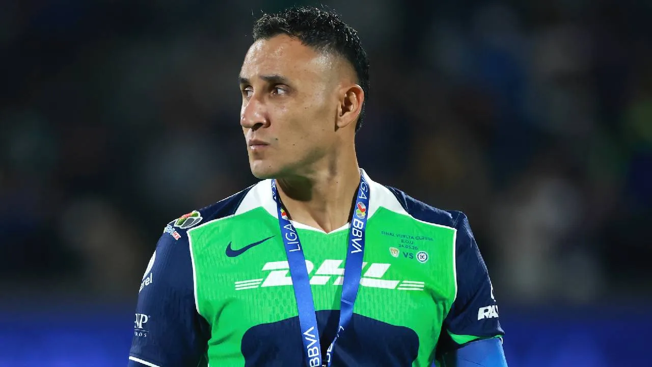 Keylor Navas, portero de Pumas.
