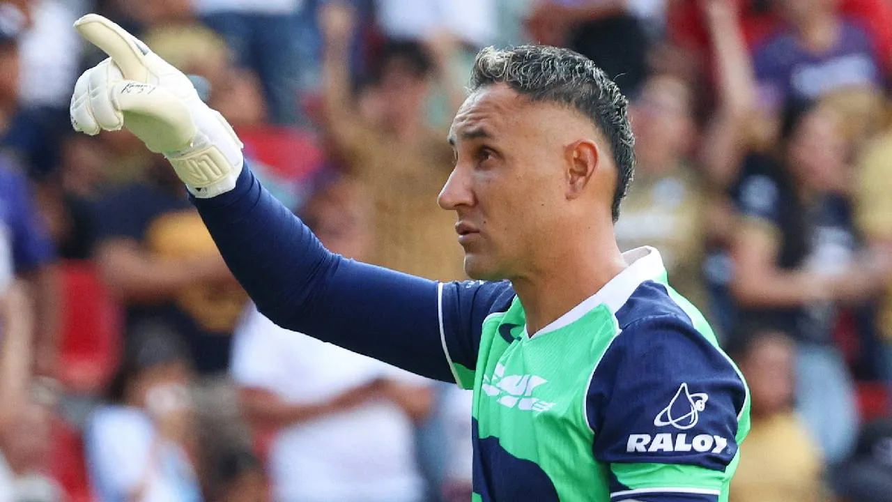 Keylor Navas, portero de Pumas.