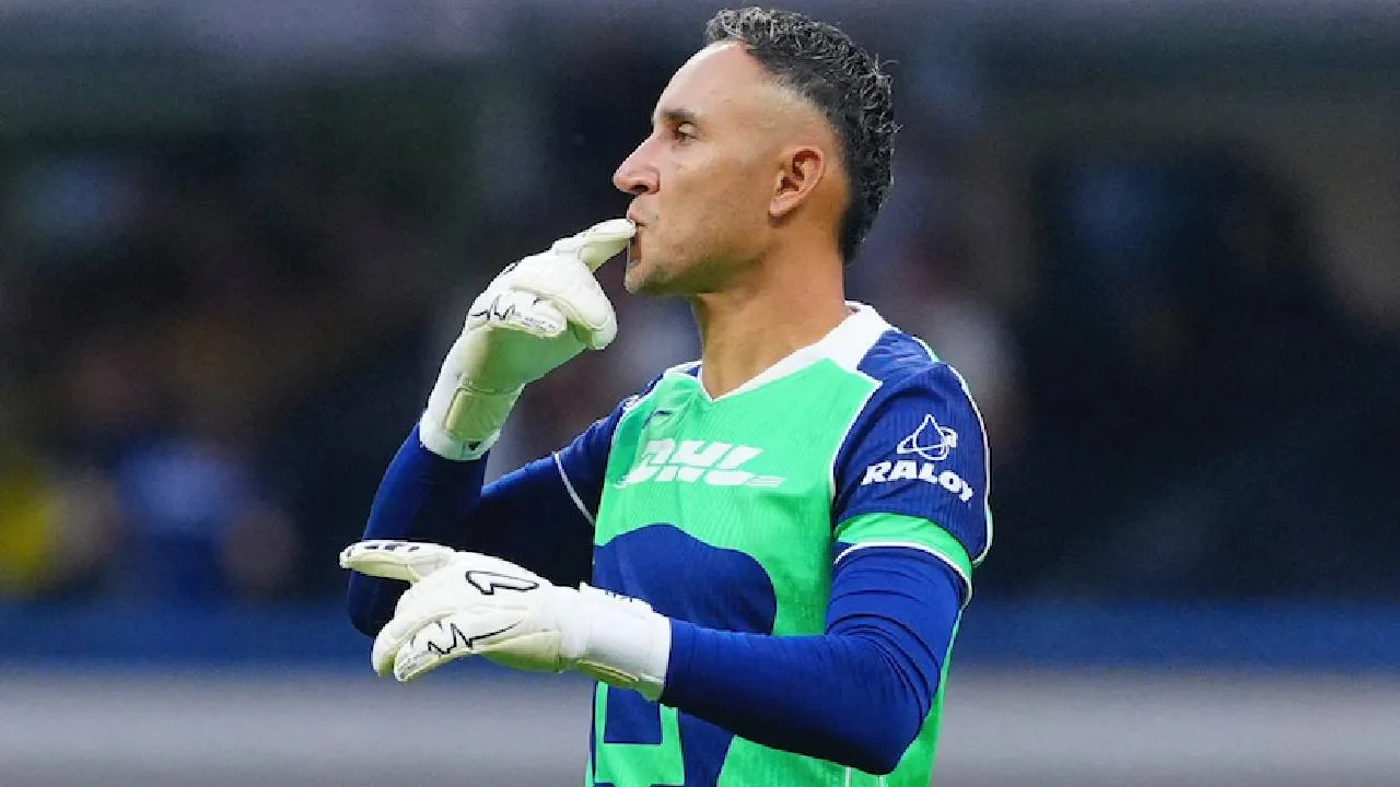 Keylor Navas, portero de Pumas.