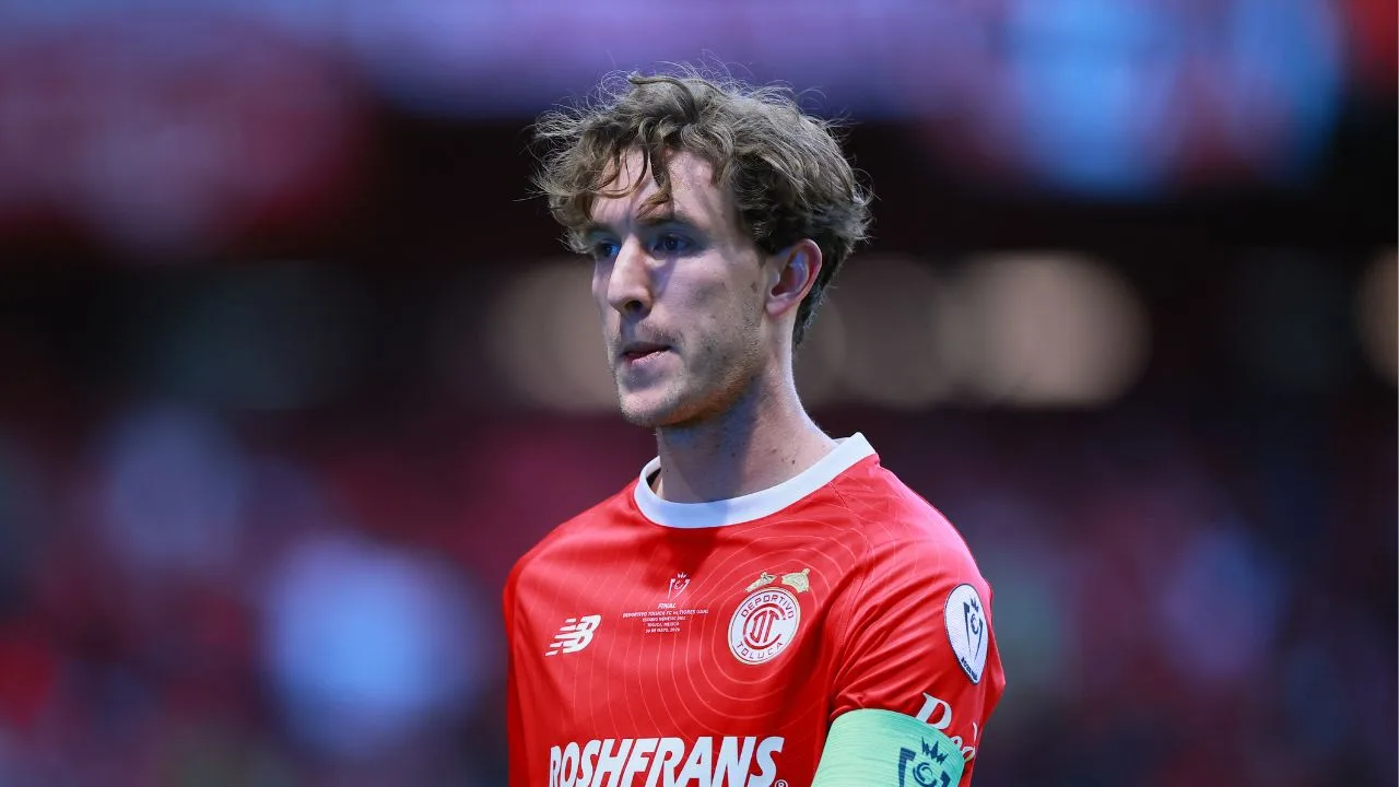 Marcel Ruiz, jugador del Toluca. 