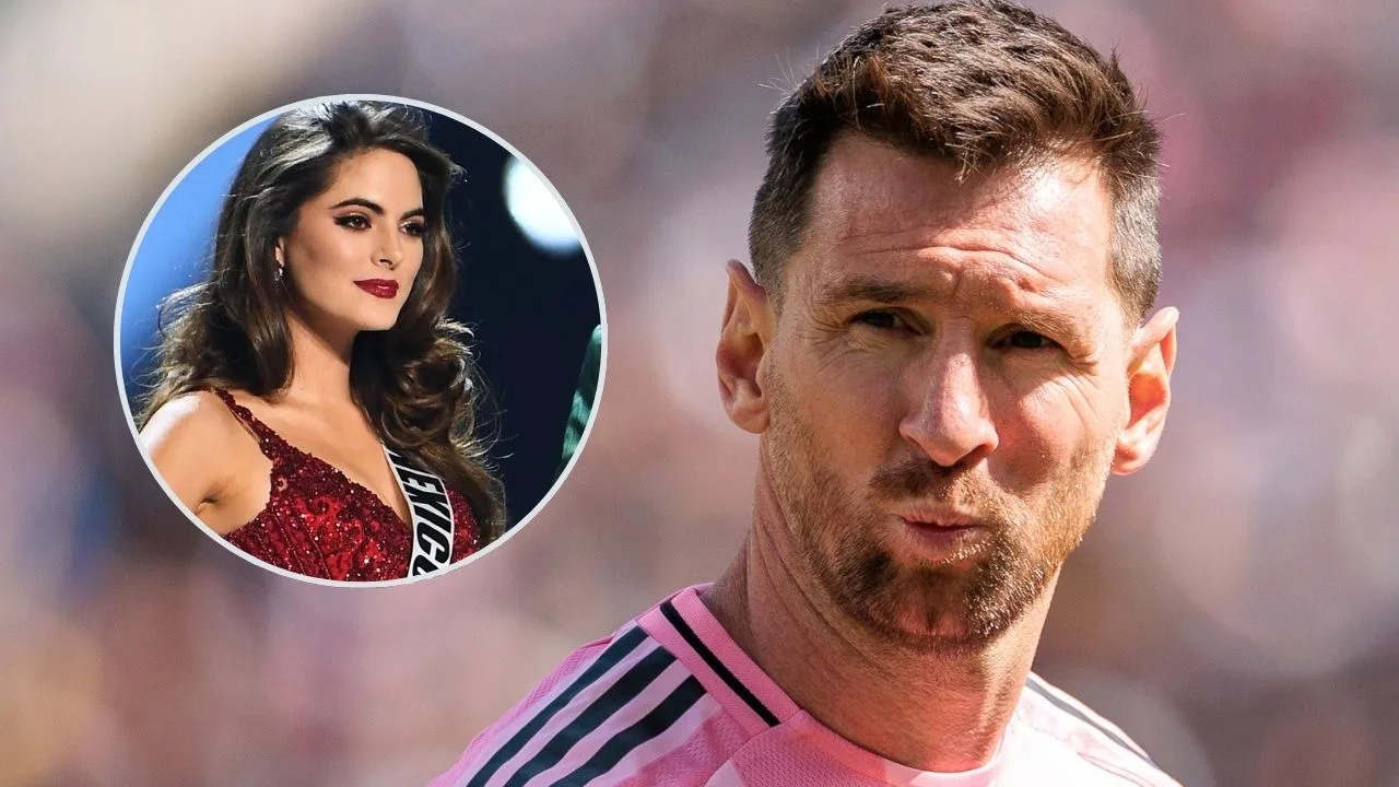 El saludo de Messi a Miss México en el GP de Miami que incendió las redes.