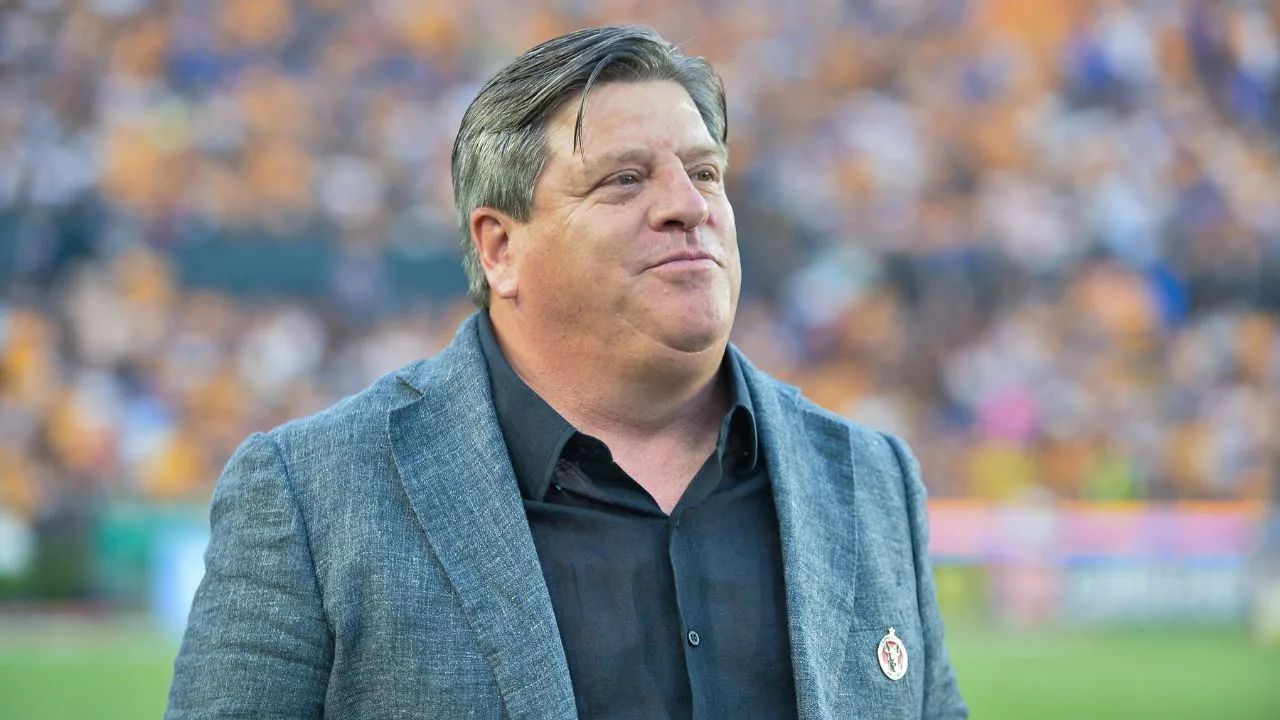 Miguel Herrera, director técnico del Atlante. 