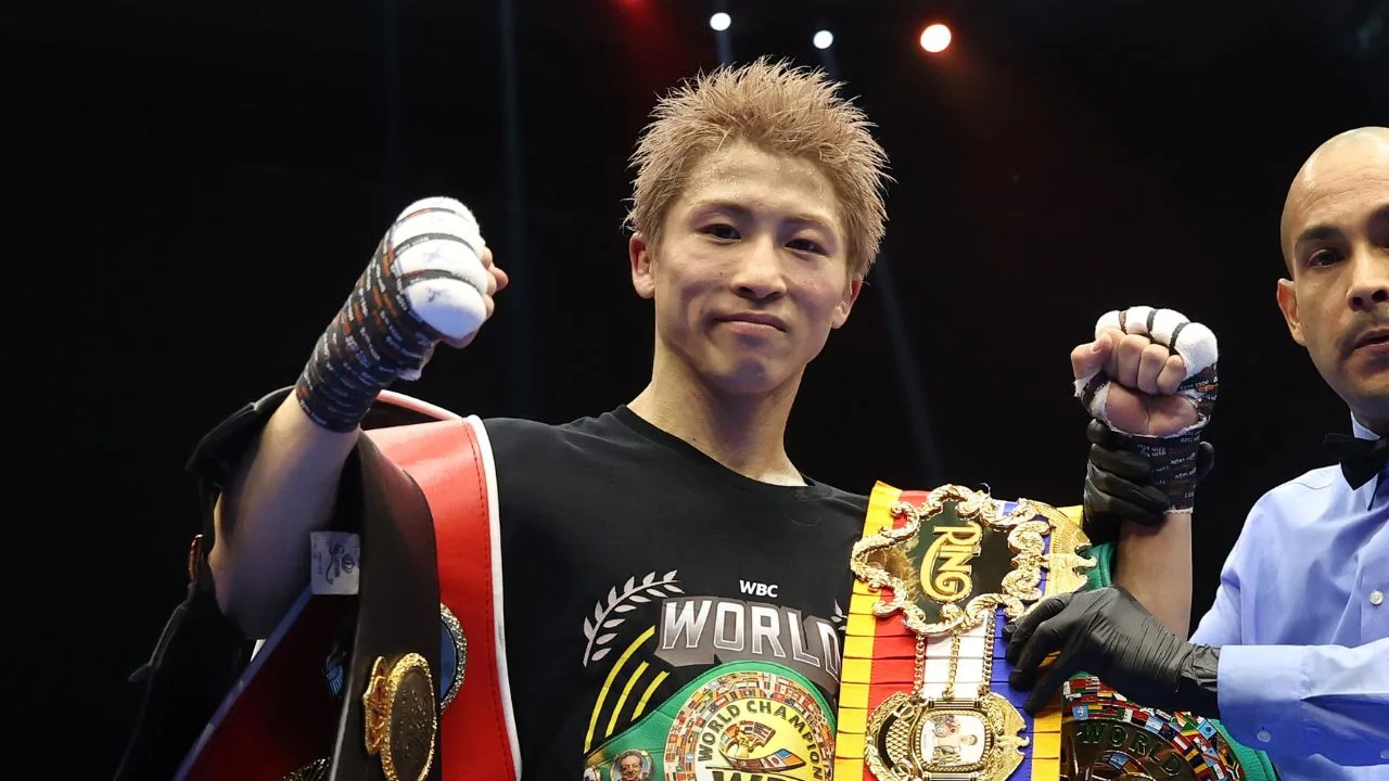 Naoya Inoue, peleador japonés que esta madrugada defenderá sus títulos ante Junto Nakatani. 