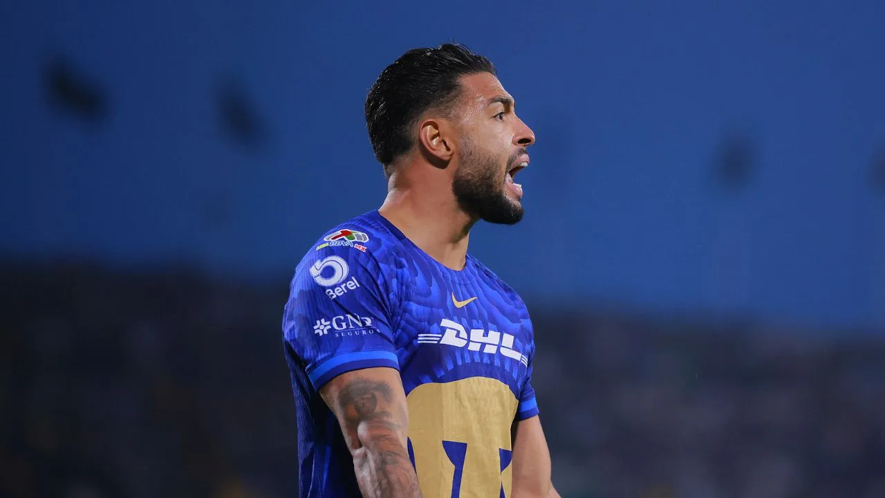 Nathan Silva, jugador de Pumas. 