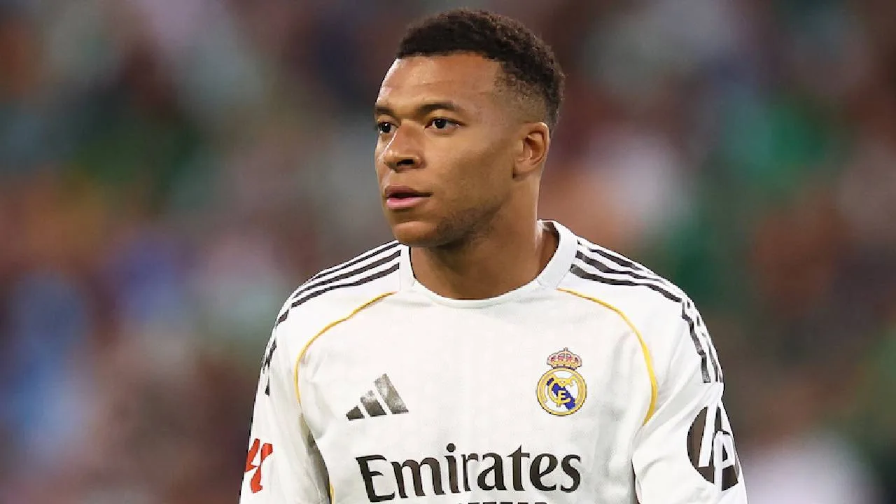 Kylian Mbappé, delantero del Real Madrid.