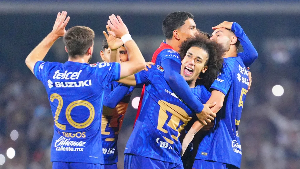 Pumas celebra el pase a la Gran Final.