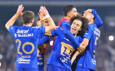 Pumas celebra el pase a la Gran Final.