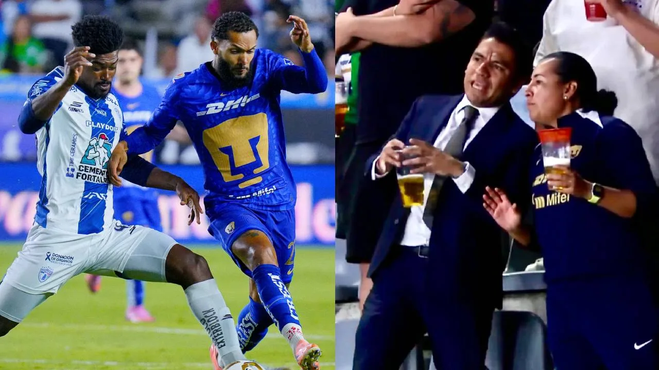 Un aficionado se hizo viral en el Pachuca vs Pumas.