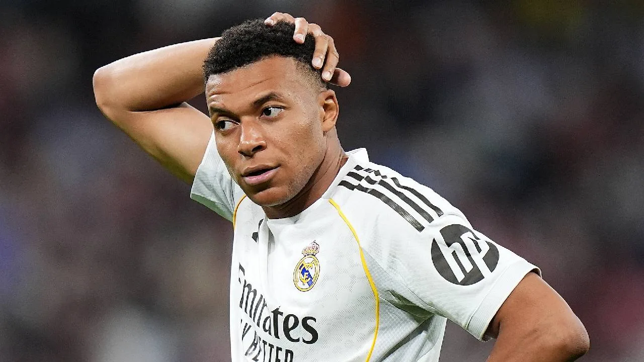 Kylian Mbappé, delantero del Real Madrid.