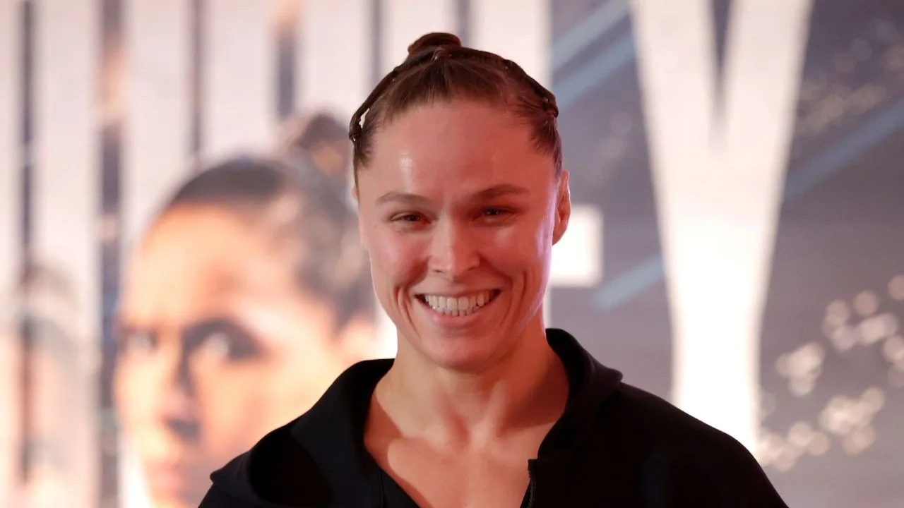Ronda Rousey en una imagen previa a su combate ante Gina Carano. 