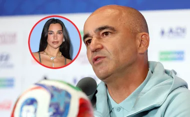 Roberto Martínez, Dua Lipa