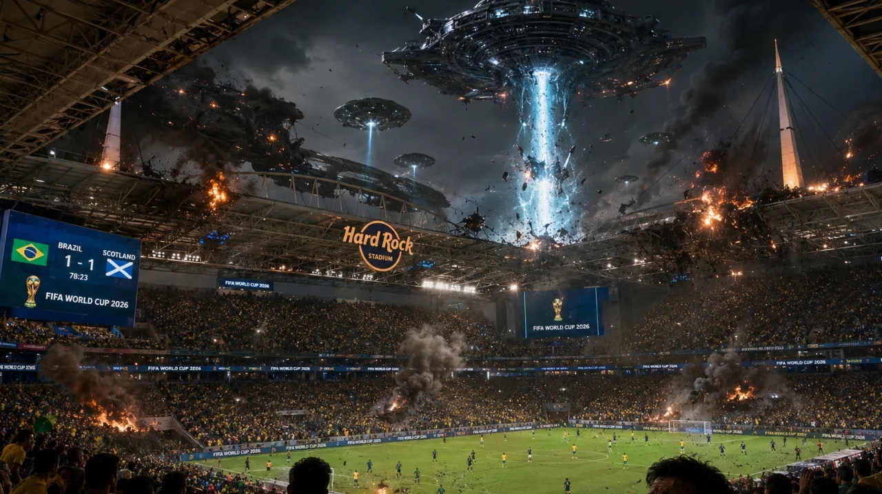 Invasión OVNI durante el Mundial 2026